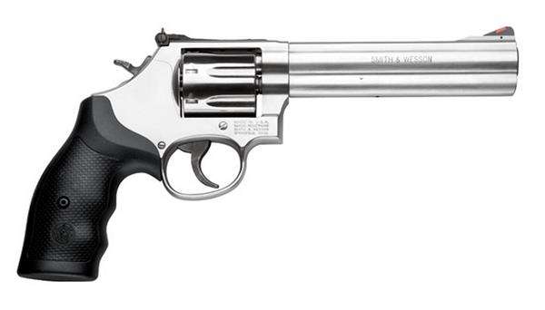 Smith & Wesson 164198 686 Plus 357 Mag 7 Round 6" Stainless Steel Black Pol-img-2