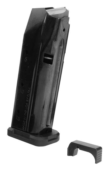 Shield Arms S15 Magazine Gen 3 15rd For Glock 43X/48, Black Nitride Steel, with Aluminum Mag Release S15STARTERKITG3