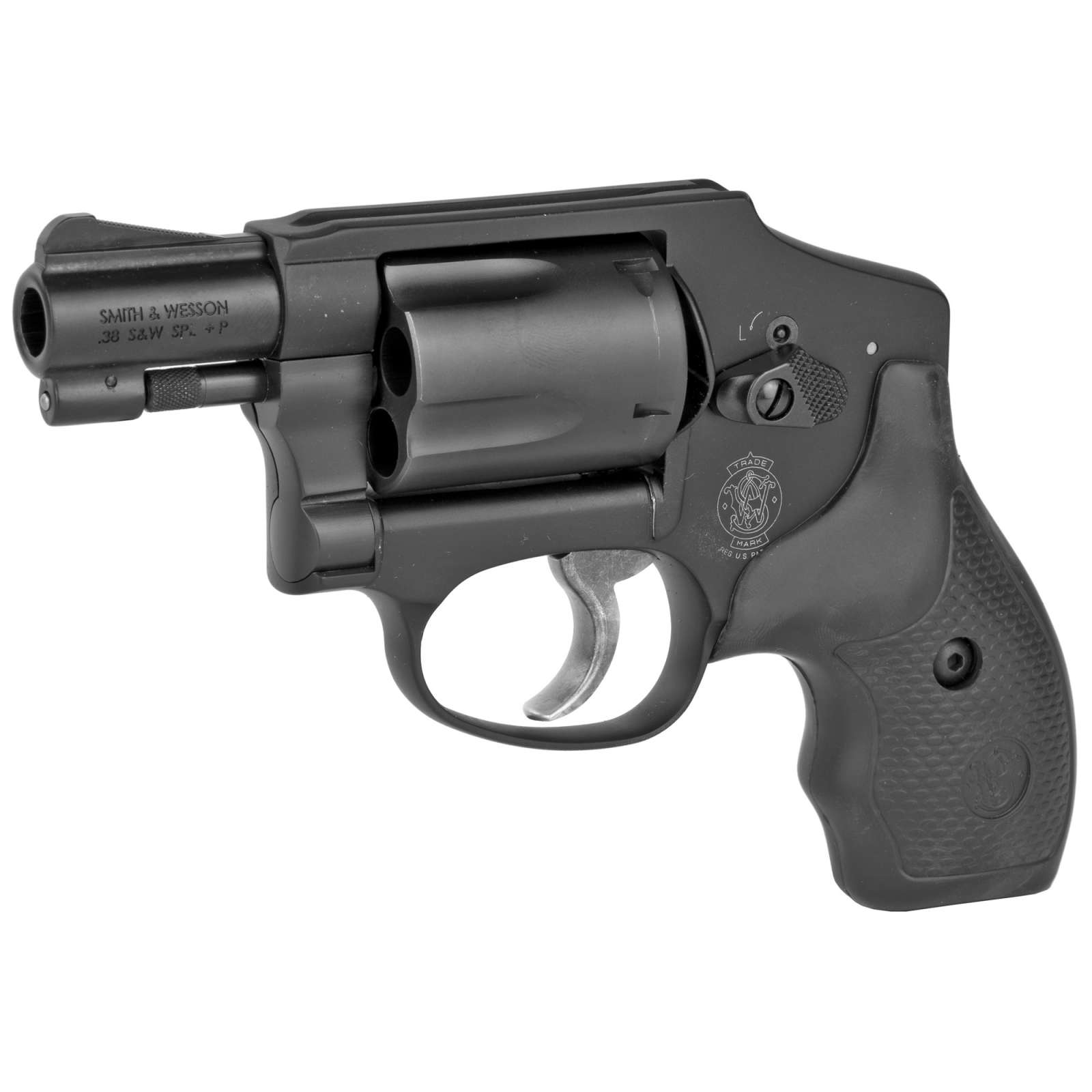 Smith & Wesson 442 Airweight 38 Special +P 1.88 5 Round Black Aluminum  Black Polymer Grip - Simmons Sporting Goods
