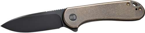 WE KNIFE ELEMENTUM 2.96" BRONZ TITANIUM/STNWSH 20CV FRM LOCK - 