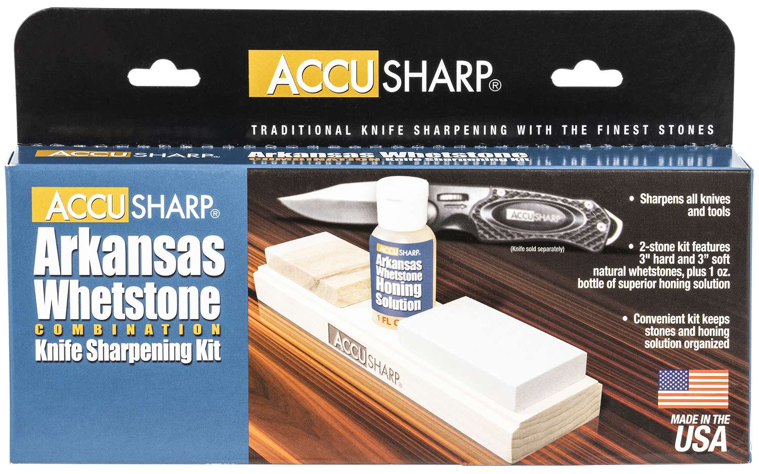 ACCUSHARP WHETSTONE COMBO W OIL Not Just Guns   92805 5995182 