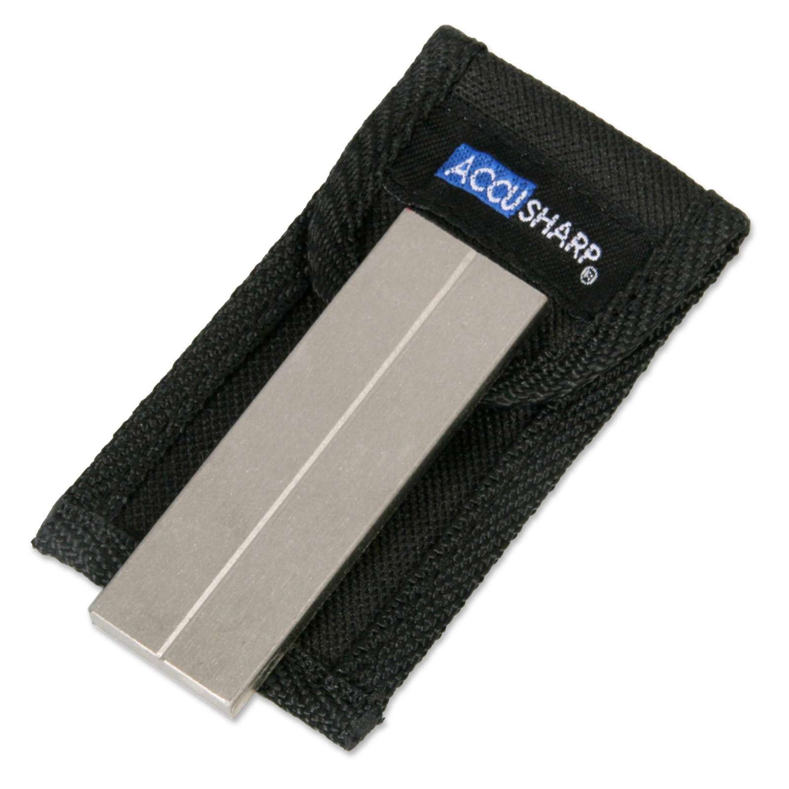 Accusharp 027C Pocket Stone  Fine, Coarse Diamond Sharpener Black