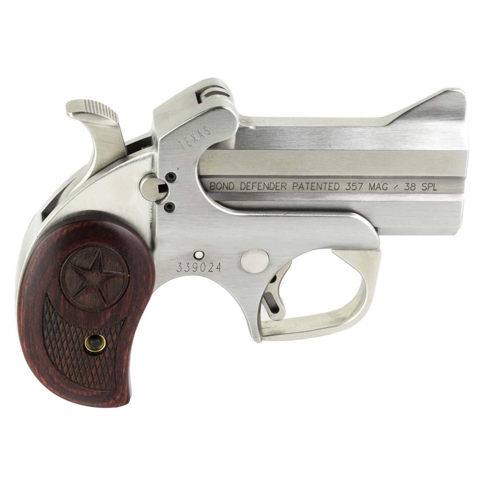 Bond Arms BATD Texas Defender 357 Mag 3" 2 Round Stainless-img-1