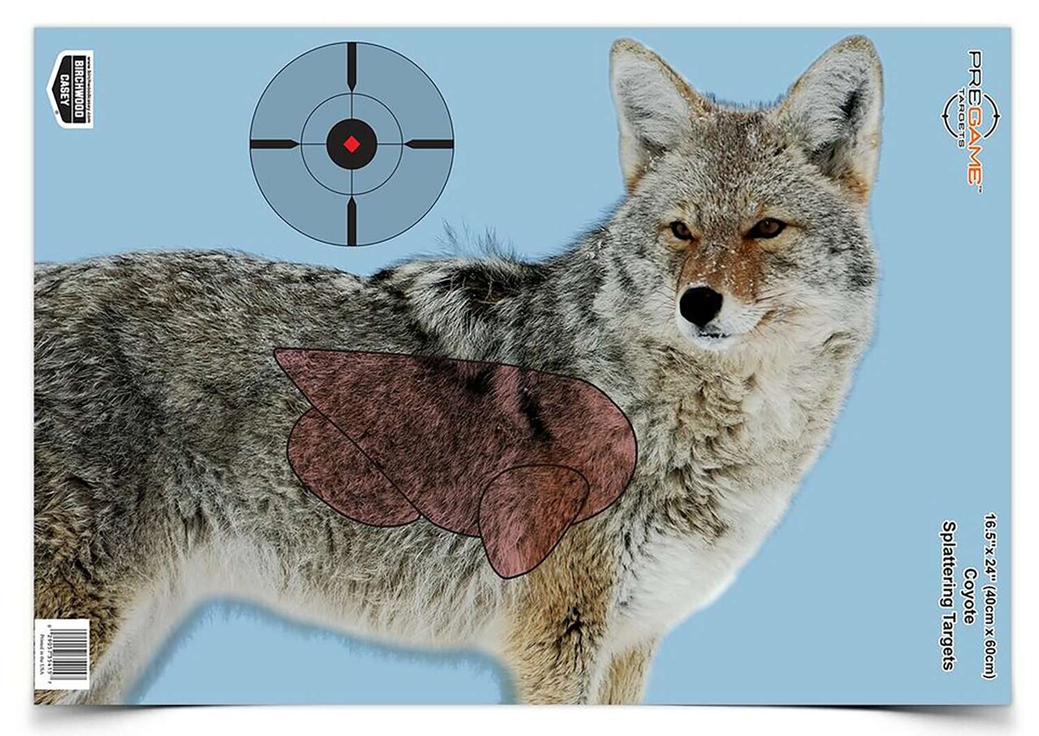 Birchwood Casey 35405 Coyote Target 16.5 in x 24 in Impact Enhancement