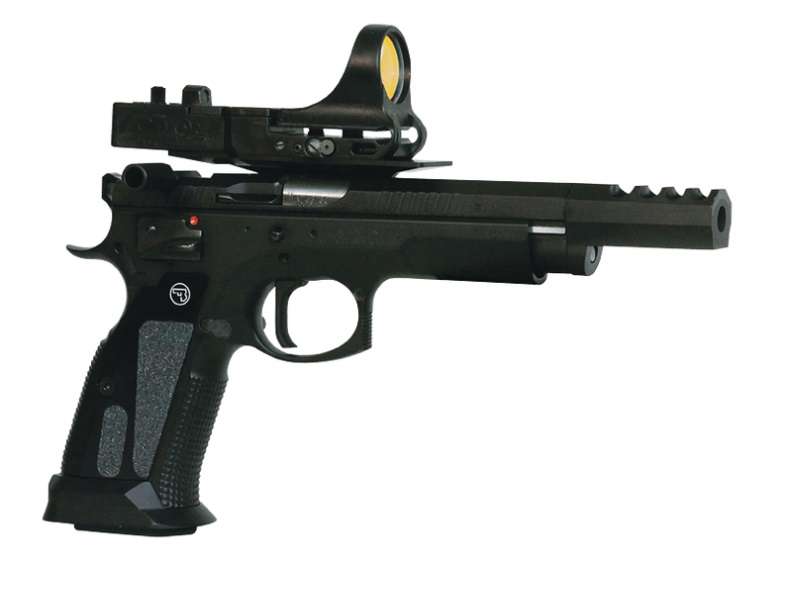 CZ 75 TS CZECHMATE HGA 9MM LUGER 5.4 IN BBL BLACK 2/20RD & 1/26RD