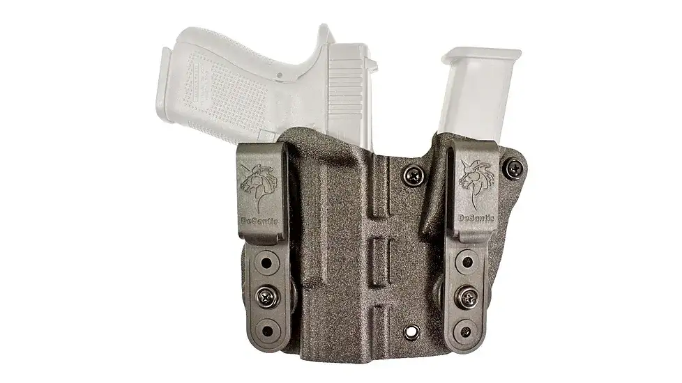 DESANTIS PEGASIS HIDDEN TRUTH BLACK KYDEX APPENDIX IWB LH HOLSTER GLOCK 19/23/32 GEN 4/5 W/MAG SLOT - Desantis Gunhide