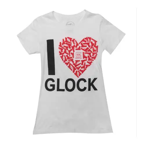 GLOCK OEM I LOVE GLOCK WHT XL - Glock