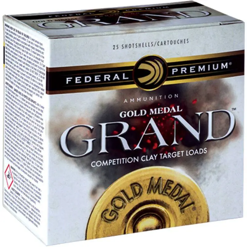 FEDERAL PREMIUM GOLD MEDAL GRAND AMO 12GA #8 2-3/4" 1-1/8 OZ 25RD - Federal