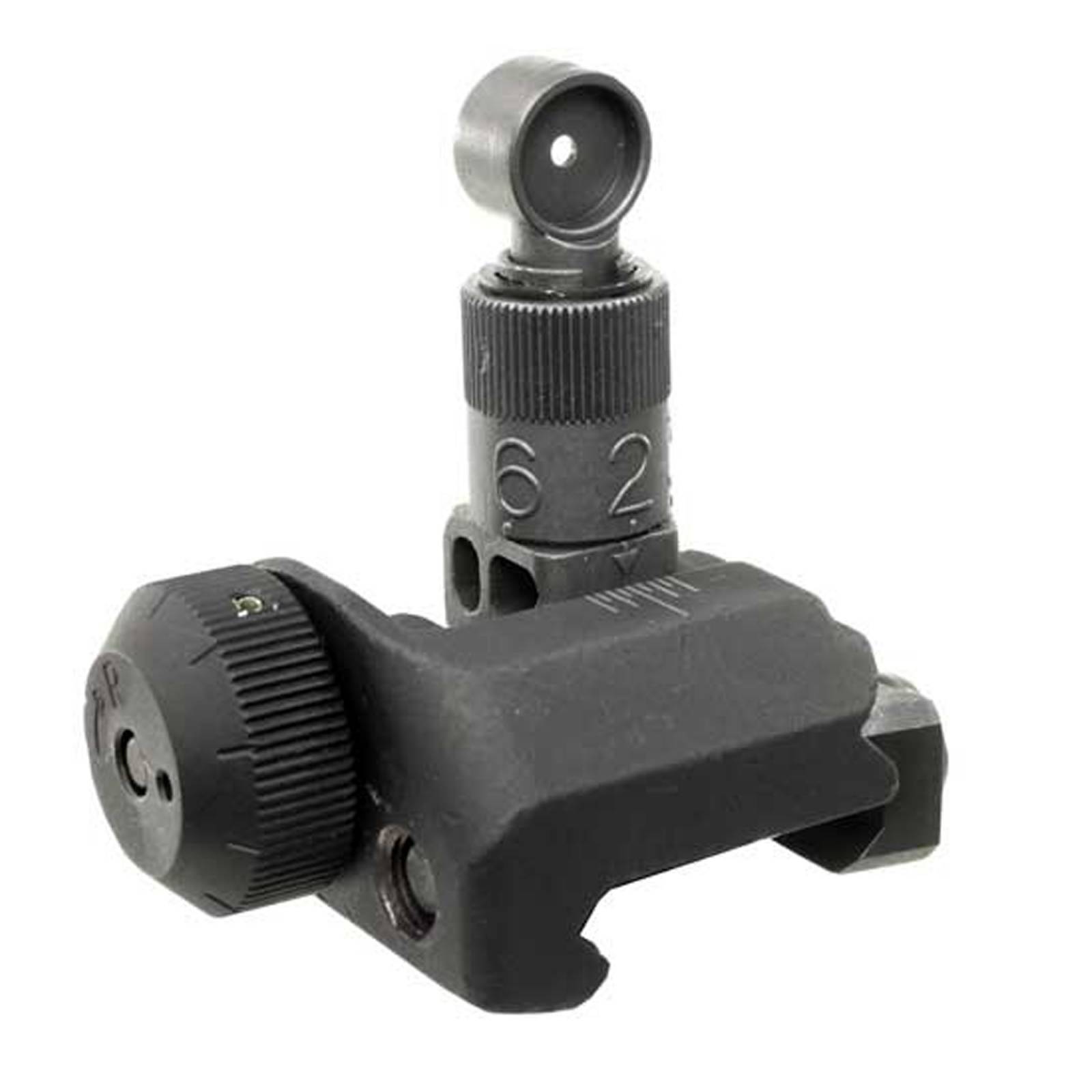 KAC REAR SIGHT 200-600M FLIP-UP BLK | Wings & Whitetails