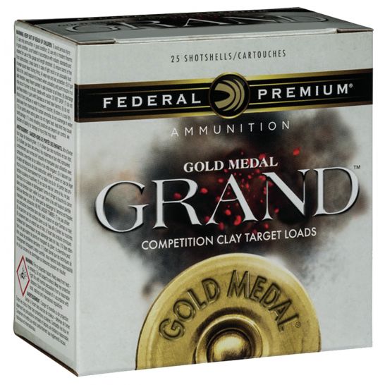 FEDERAL PREMIUM GOLD MEDAL GRAND AMO 12GA #8 2-3/4" 3DE1-1/8 OZ 25RD - Federal