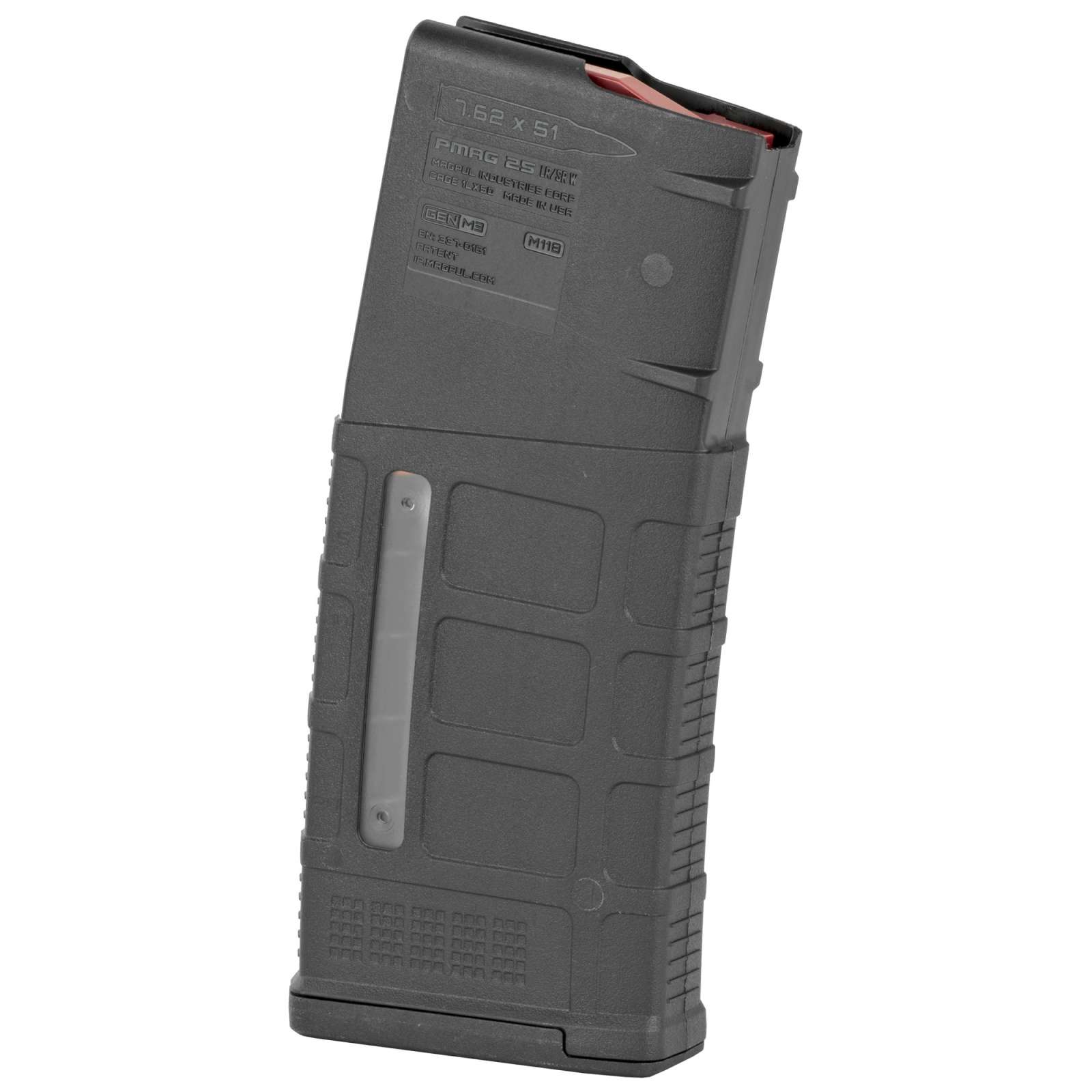 Magpul Mag577 Blk Pmag Gen M3 Window 7 62x51mm Nato Ar 10 M110 Sr25