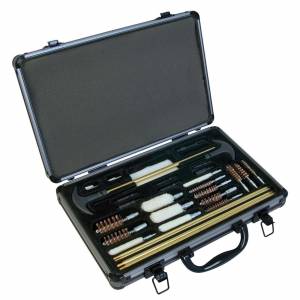 Outers 25 Piece Universal Wood Gun Cleaning Tool Box for shooters 70084