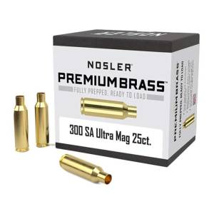 Nosler 10228   300 Rem SAUM Rifle Brass 25 Per Box