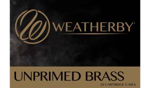Weatherby BRASS653   6.5-300 Wthby Mag Rifle Brass 20 Per Box