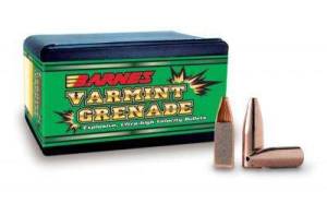 Barnes Bullets 30090 Varmint Grenade
20 Caliber .204 26 GR Flat Base Hollow Point 100 Box