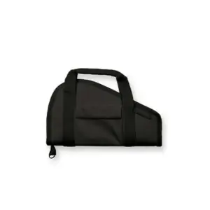 Bulldog Cases BD602 Large Single Pistol Rug - Black Nylon Soft Case For Handguns