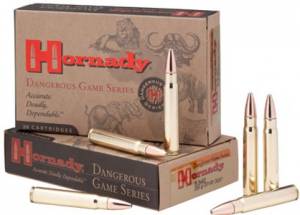 Hornady 82303 Dangerous Game  9.3mmx62 Mauser 286 gr InterLock Spire Point-Recoil Proof 20 Bx/ 6 Cs