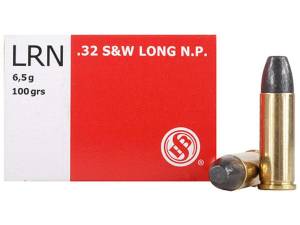 Sellier & Bellot SB32SWLA Handgun  32 S&W Long 100 gr Lead Round Nose (LRN) 50 Bx/ 30 Cs