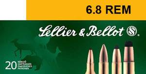Sellier & Bellot SB68B Rifle  6.8 SPC 110 gr Plastic Tip Special (PTS) 20 Bx/ 30 Cs