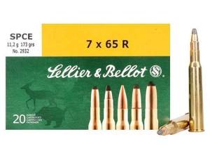 Sellier & Bellot SB765RA Rifle  7x65mmR 173 gr Soft Point Cut-Through Edge (SPCE) 20 Bx/ 20 Cs