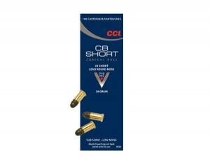 CCI 0026 Specialty CB 22 Short 29 gr Lead Round Nose (LRN) 100 Bx/ 50 Cs