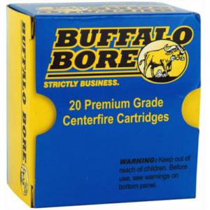 Buffalo Bore Ammunition 27E/20 Standard Pressure  380 ACP 100 gr Hard Cast Flat Nose (HCFN) 20 Bx/ 12 Cs