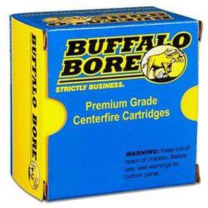 Buffalo Bore Ammunition 25A/20 Heavy Low Flash 357 Sig 125 gr Jacketed Hollow Point (JHP) 20 Bx/ 12 Cs