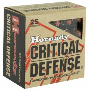 Hornady 90060 Critical Defense  32 H&R Mag 80 gr Flex Tip eXpanding 25 Bx/ 10 Cs