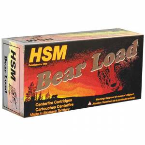 HSM HSM460SW4N Bear Load  460 S&W Mag 325 gr Wide Flat Nose (WFN) 20 Bx/ 25 Cs