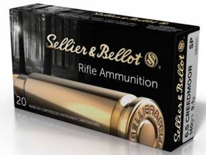 Sellier & Bellot SB65C Rifle  6.5 Creedmoor 140 gr Soft Point (SP) 20 Bx/ 25 Cs