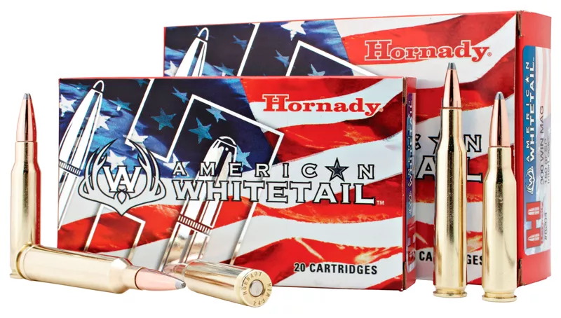 Hornady 82044 American Whitetail  300 Win Mag 180 gr InterLock Spire Point 20 Bx/ 10 Cs
