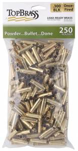 Top Brass Premium Reconditioned Once Fired Brass 9mm Luger Bag of 1000