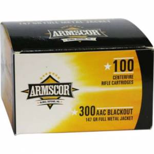 ARMSCOR AMMO 300AAC 147G FMJ 100/12 VALUE PACK