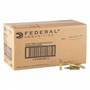 Winchester 223 Rem Ammo in Bulk - 55gr FMJ W2231000 - 1000 Rounds Loose Pack