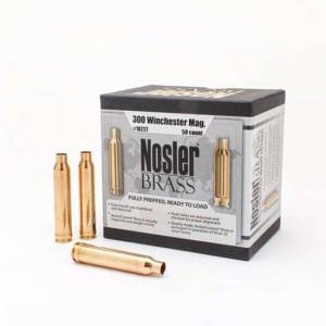 Nosler 10227   300 Win Mag Rifle Brass 50 Per Box