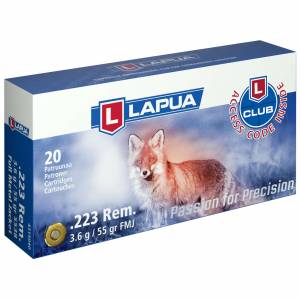 LAPUA 223 REMINGTON 55GR FMJ 20 BOX